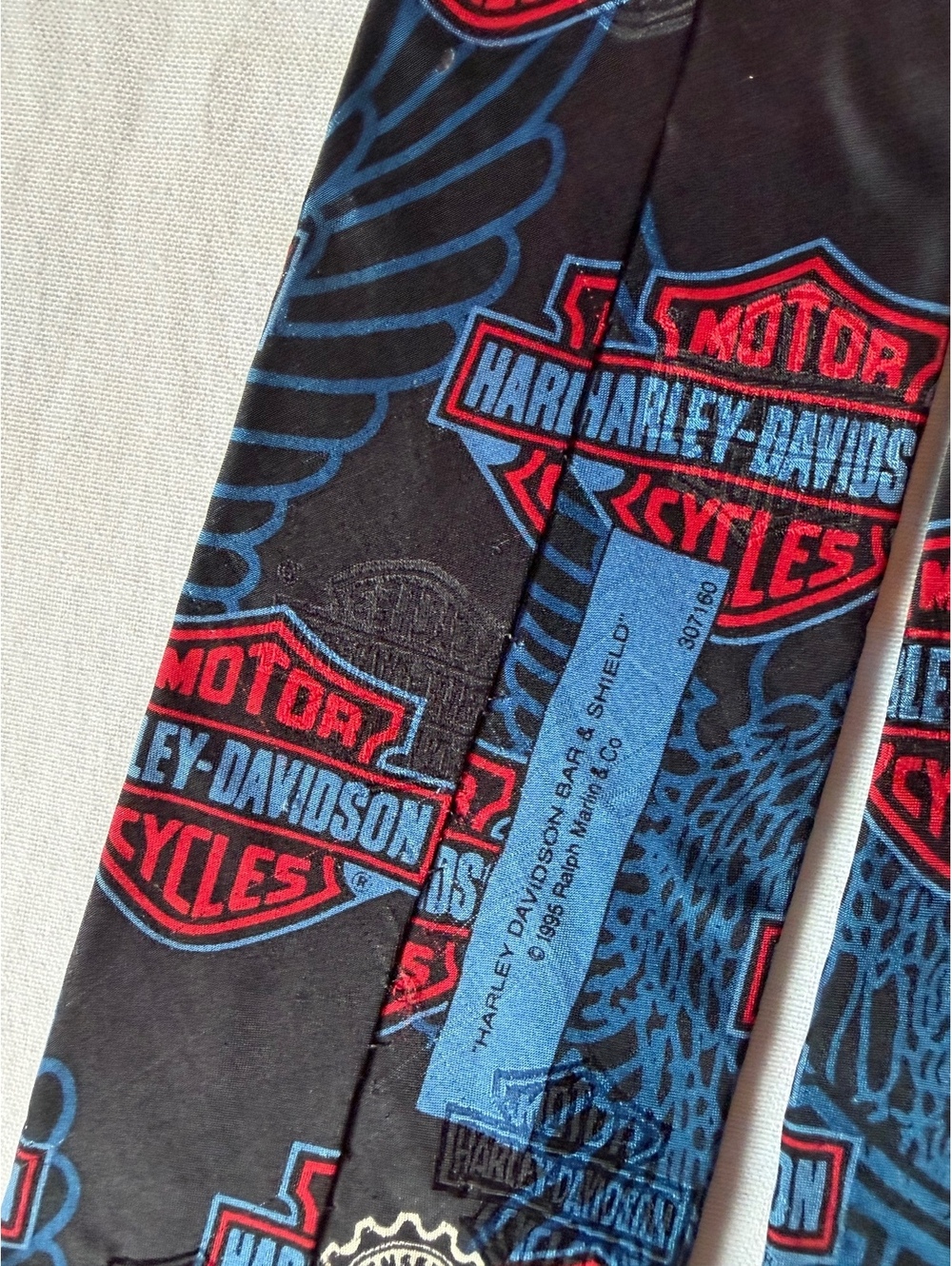 Harley-Davidson Men's Silk Neck Tie with Bar & Shield Logo